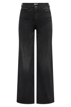 New JDY felina-Fina Wide Blk Jeansdnm 4775461 Black Denim