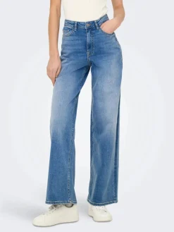 Hot JDY felina-Fina Wide Med Blue 4735461 Medium Blue Denim