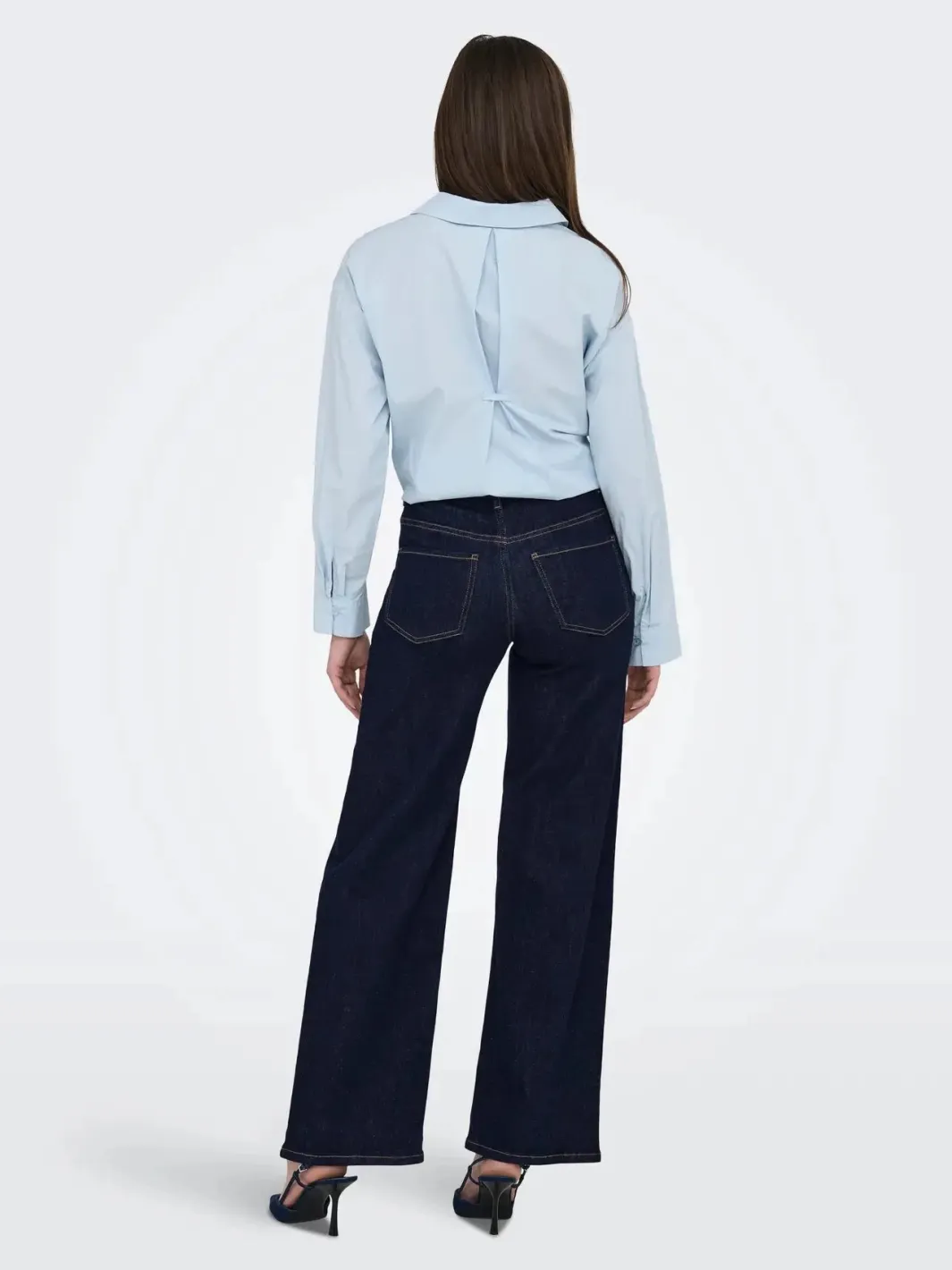 Hot JDY felina-Fina Wide Rinse Jnsdnm 4840357 Dark Blue Denim Rinse Blue Denim