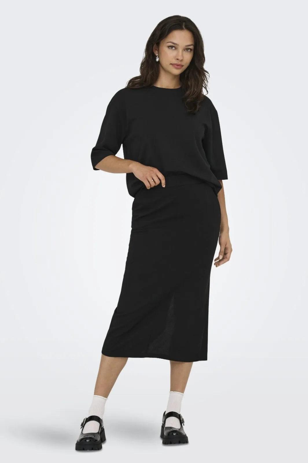 Online JDY geggo Life Maxi Skirt 4890315 Black