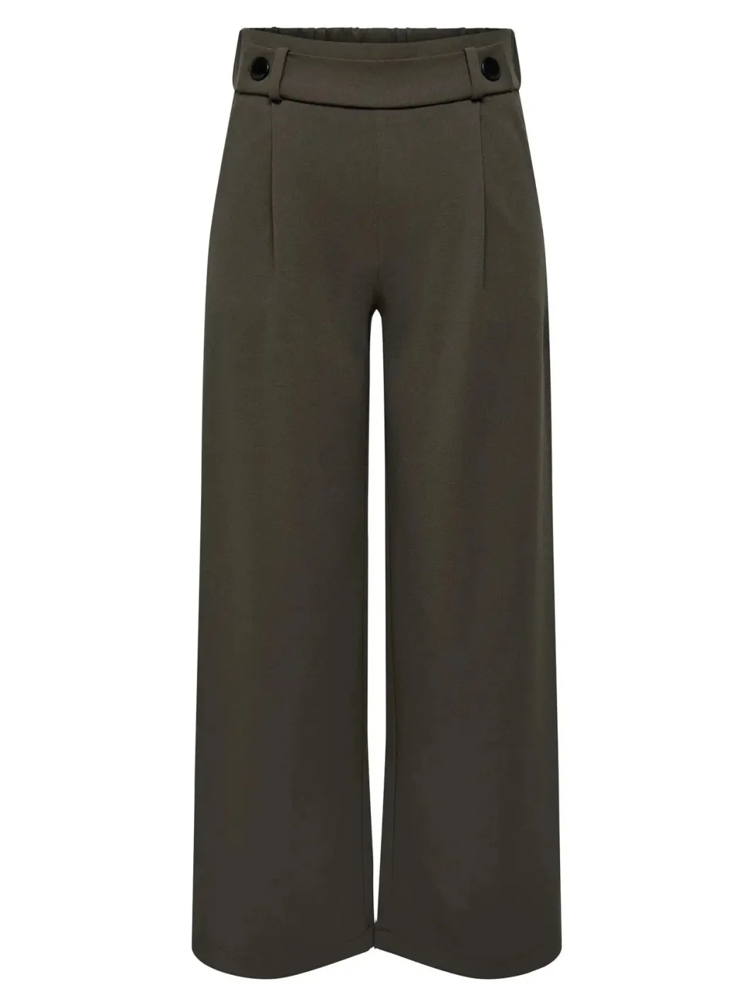 Best JDY geggo Life New Long Pant 4071962 Chocolate Brown Black Buttons