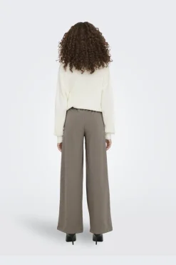 Online JDY geggo New Long Pant 3722977 Driftwood Black Buttons