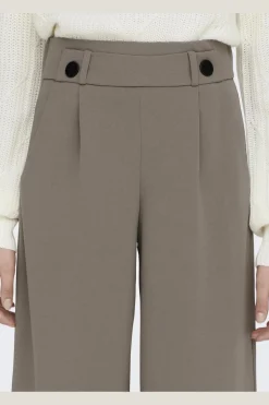 Online JDY geggo New Long Pant 3722977 Driftwood Black Buttons