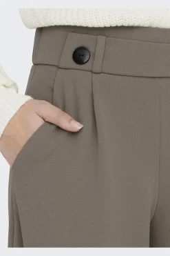 Online JDY geggo New Long Pant 3722977 Driftwood Black Buttons