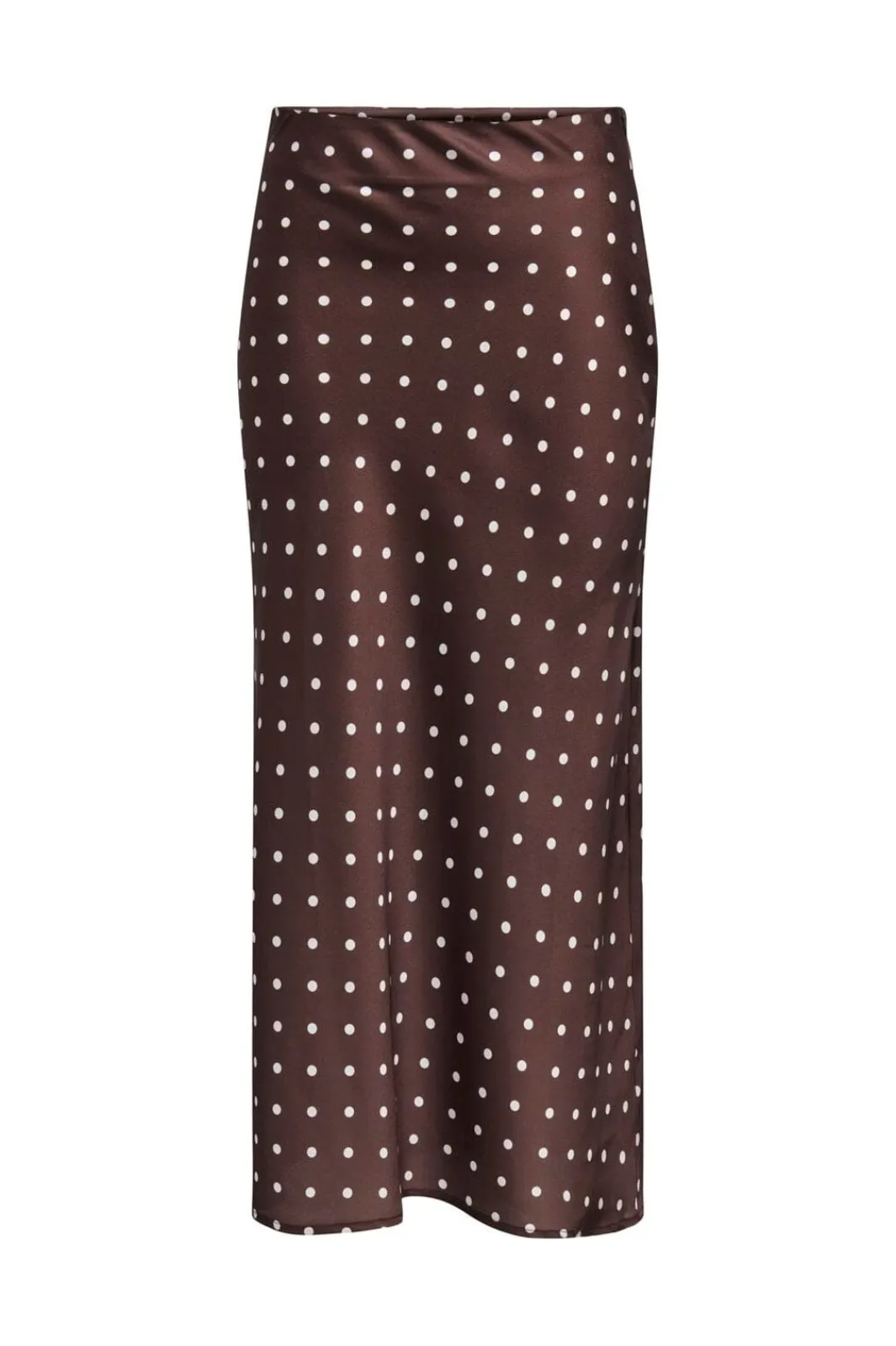 Online JDY hailey Satin Midi Skirt 5082864 Puce Ecru Dots
