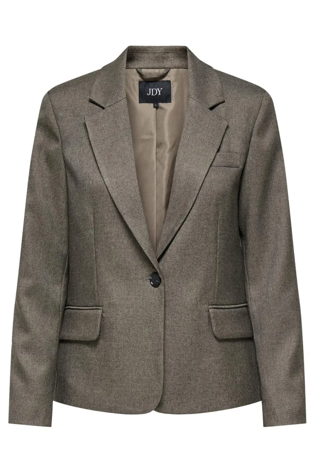 JDY hayes L/S Blazer Tlr 4846352 Teak Melange