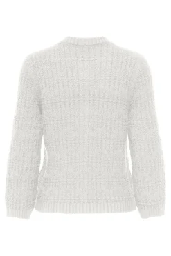 Discount JDY janne 3/4 O-Neck Cardigan Knt 4907475 Cloud Dancer