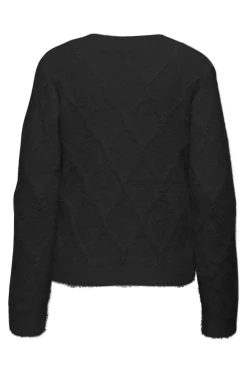 New JDY jayla L/S O-Neck Cardigan Knt 4931939 Black