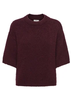 Sale JDY linea S/S Pullover O-Neck Knt 4993961 Tawny Port