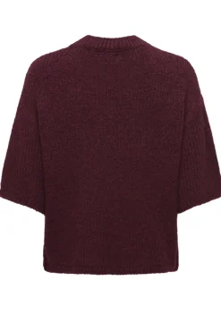 Sale JDY linea S/S Pullover O-Neck Knt 4993961 Tawny Port