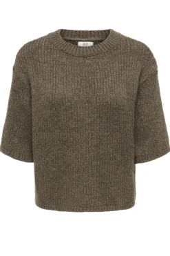 Best JDY linea S/S Pullover O-Neck Knt 4988041 Shitake