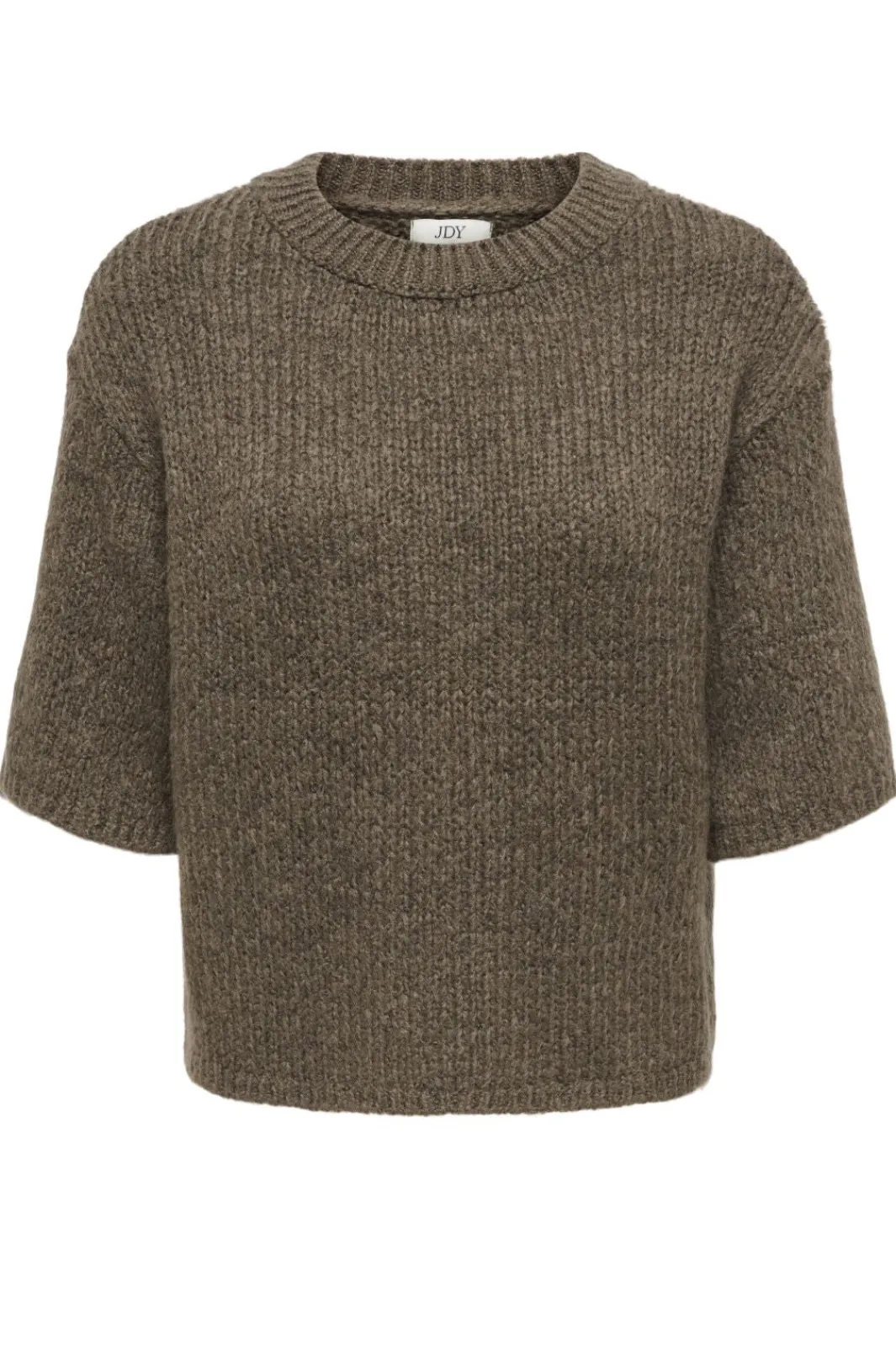 Best JDY linea S/S Pullover O-Neck Knt 4988041 Shitake