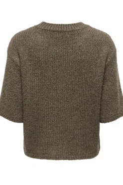 Best JDY linea S/S Pullover O-Neck Knt 4988041 Shitake