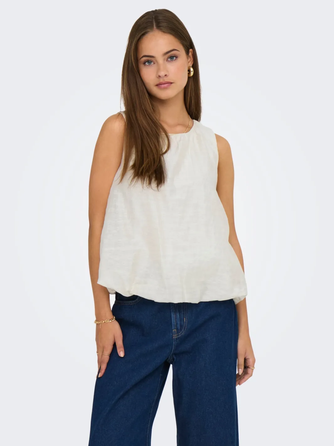 Hot JDY lucca S/L Bubblehem Top 4893777 Birch