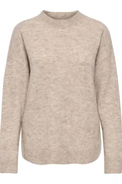 Best JDY luna L/S O-Neck Pullover Knt 4907506 Beige Melange