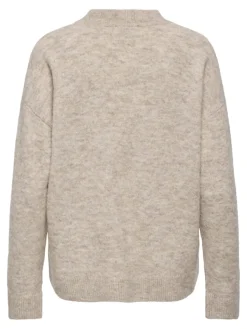 Best JDY luna L/S O-Neck Pullover Knt 4907506 Beige Melange