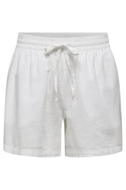 Hot JDY mila Linen Shorts 4753151 Cloud Dancer