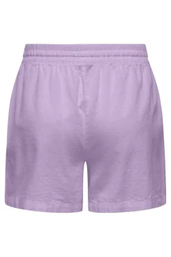 Online JDY mila Linen Shorts 4800095 Orchid Bloom