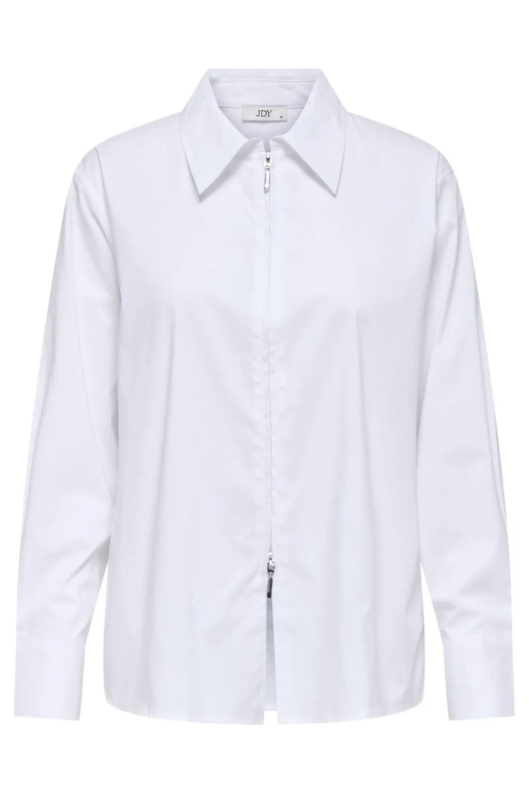 New JDY mio L/S Zip Shirt 4858745 White