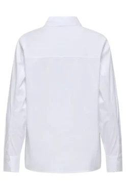 New JDY mio L/S Zip Shirt 4858745 White