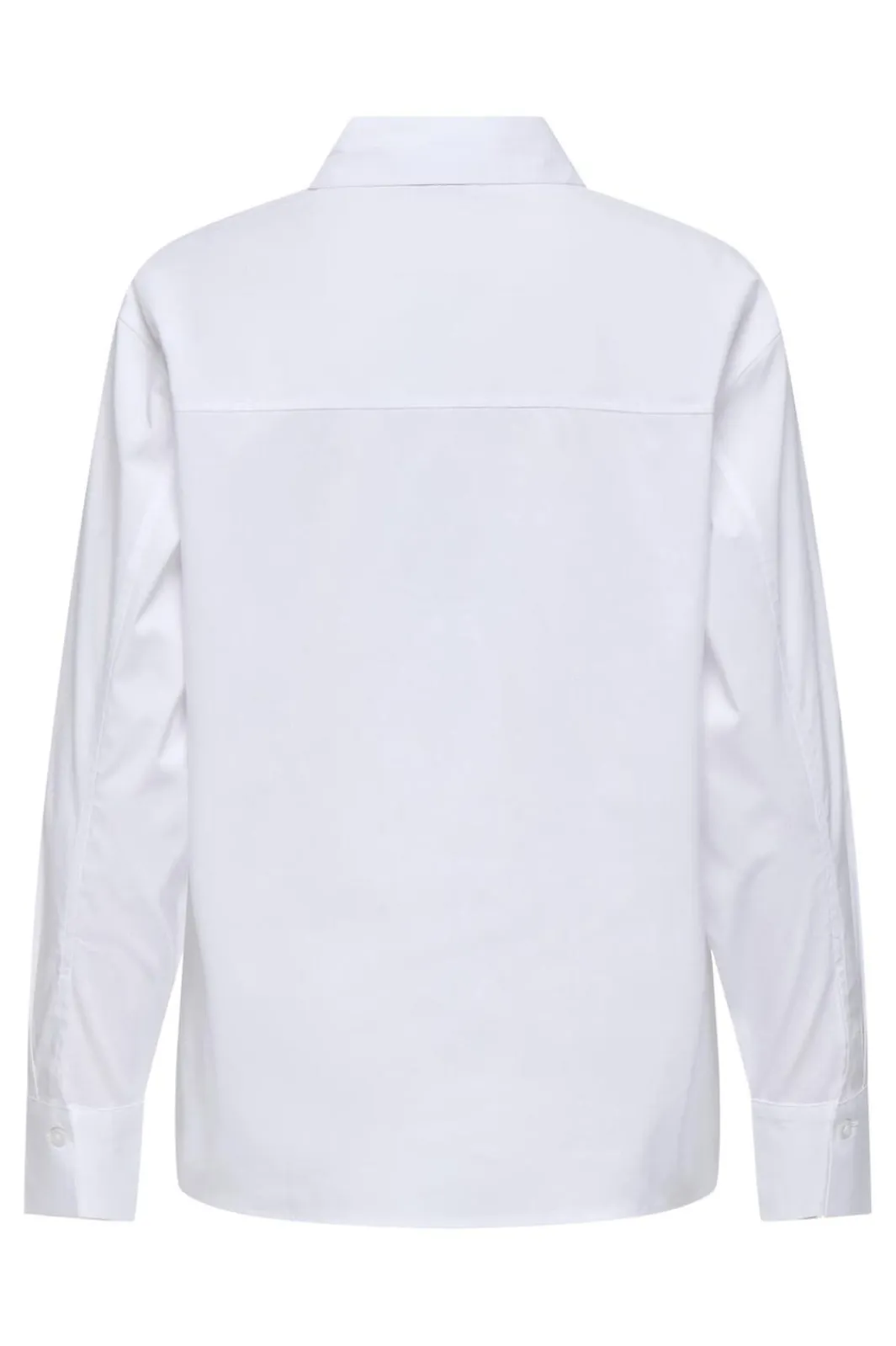 New JDY mio L/S Zip Shirt 4858745 White