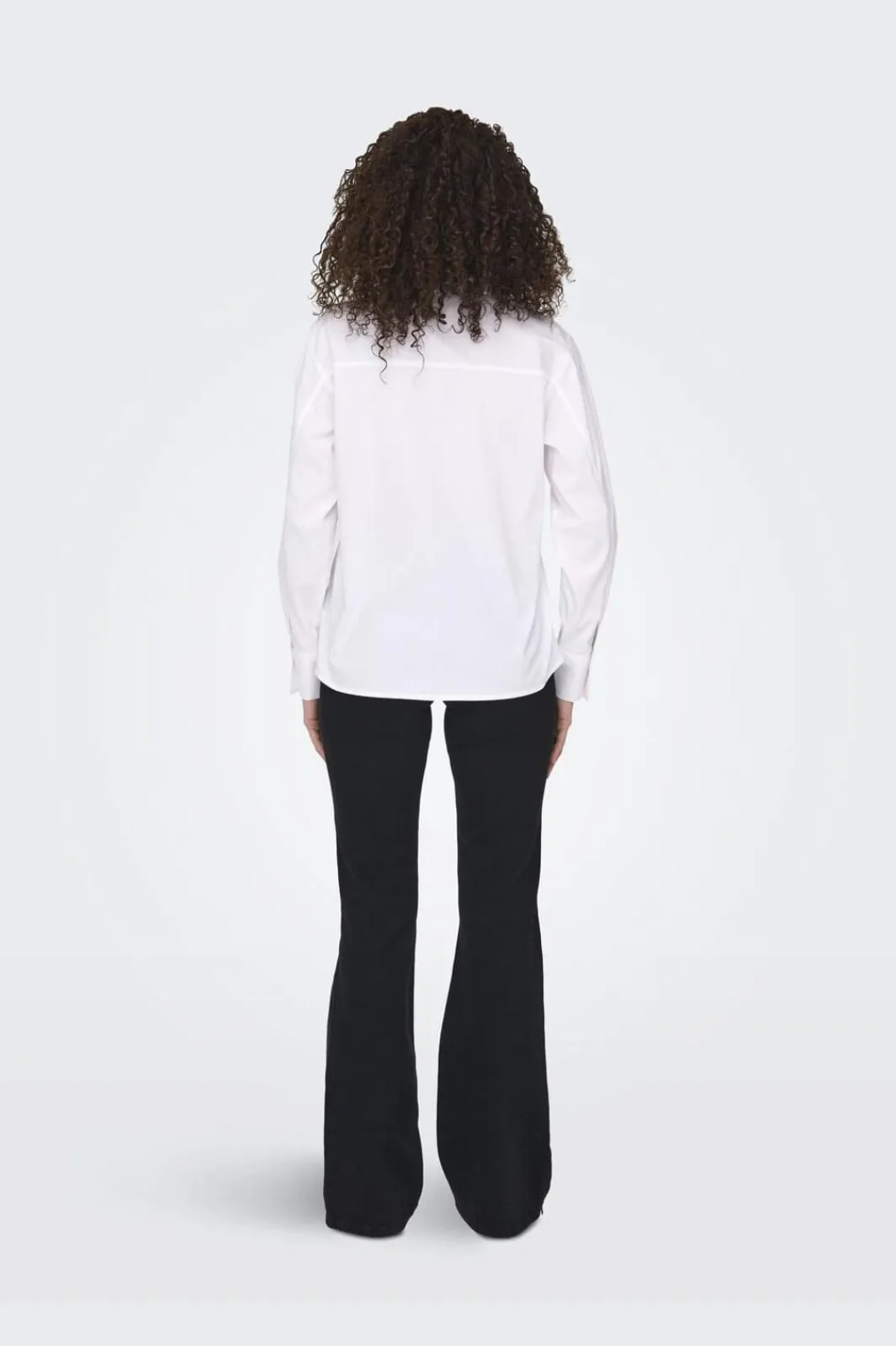 New JDY mio L/S Zip Shirt 4858745 White