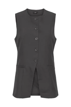 New JDY molly S/L Waistcoat 4991381 Dark Grey