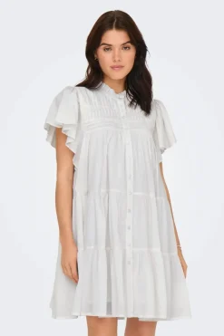 Best JDY naya S/S Shirt Dress 4894013 Cloud Dancer