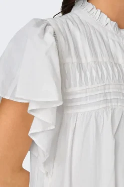 Best JDY naya S/S Shirt Dress 4894013 Cloud Dancer