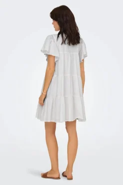 Best JDY naya S/S Shirt Dress 4894013 Cloud Dancer