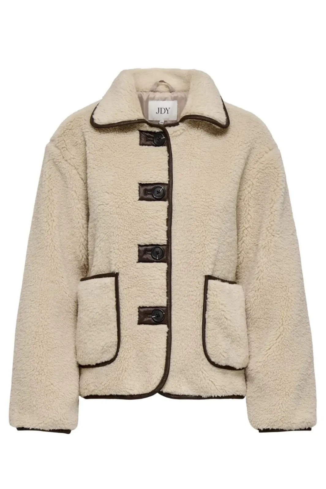 Hot JDY noella Life Teddy Jacket 4925166 Cement