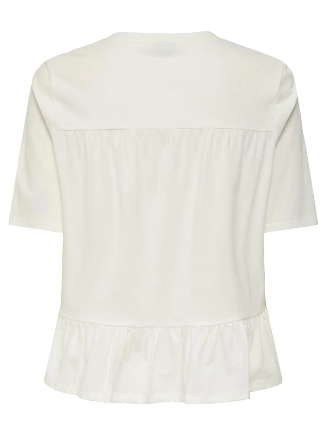 Outlet JDY poula S/S Pearl Top 4839989 Cloud Dancer Cd Pearls
