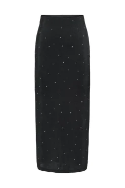 JDY prime Ancle Stud Skirt 4840406 Black Stones