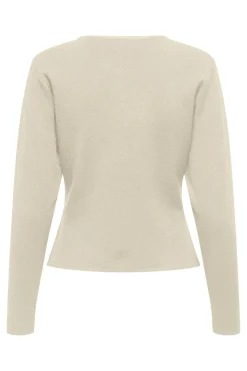 New JDY prime Life L/S On Fitted Cardigan Knt 4931962 Whitecap Gray