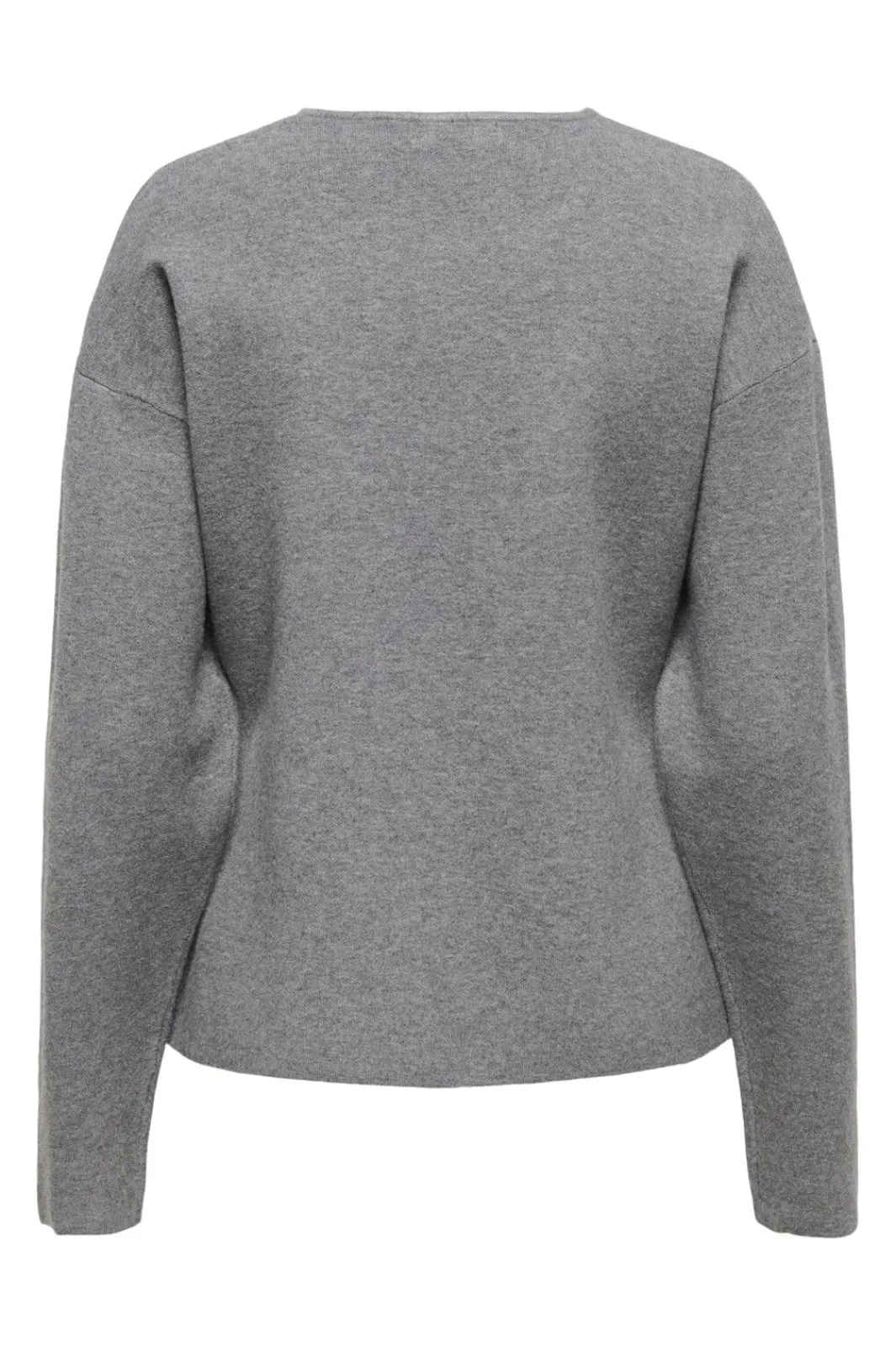 Hot JDY prime Life L/S Waist Button Cardi Knt 4945774 Medium Grey Melange W Black Buttons