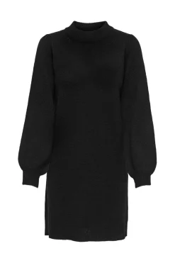 JDY rue Life L/S High Neck Dress Knt 3764537 Black