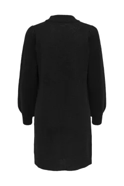 JDY rue Life L/S High Neck Dress Knt 3764537 Black