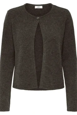 Discount JDY rue Life L/S One Button Cardigan Knt 4907611 Bracken Melange