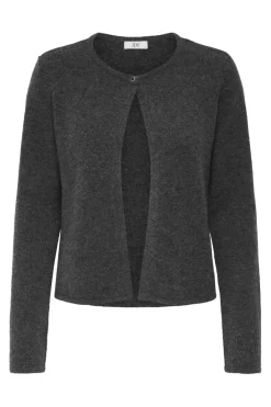 Outlet JDY rue Life L/S One Button Cardigan Knt 4838756 Dark Grey Melange