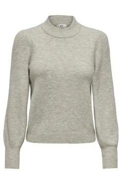 Best JDY rue Life L/S Pullover Knt 3716766 Chateau Gray Melange