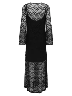 New JDY silvia L/S Lace Maxi Dress 5070608 Black