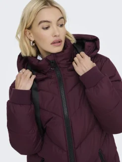 Outlet JDY skylar Life Hood Jacket 4892093 Fig Black