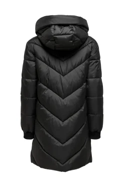 New JDY skylar Padded Hood Jacket 3802348 Black Black