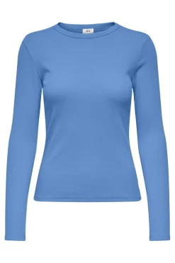 Hot JDY solar L/S O Neck Top Dia 4957097 Provence
