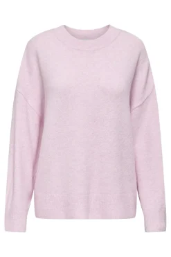 Best JDY sonja L/S O-Neck Pullover Knt 4888614 Pink Lady Melange