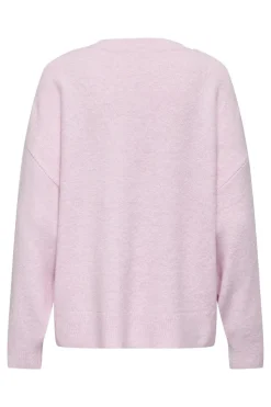Best JDY sonja L/S O-Neck Pullover Knt 4888614 Pink Lady Melange