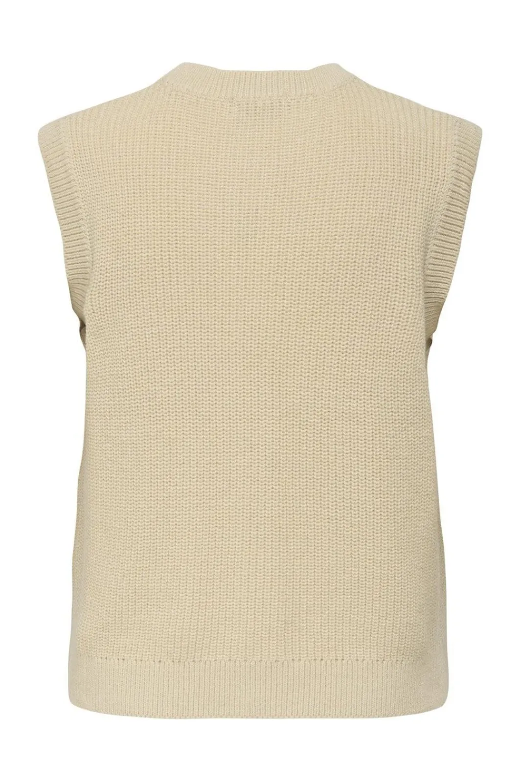 Best JDY stella S/L O-Neck Vest Knt 4854212 Whitecap Gray