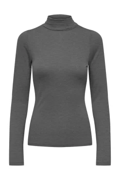 Sale JDY suma Woolblend L/S Rollneck Top 4382197 Dark Grey Melange