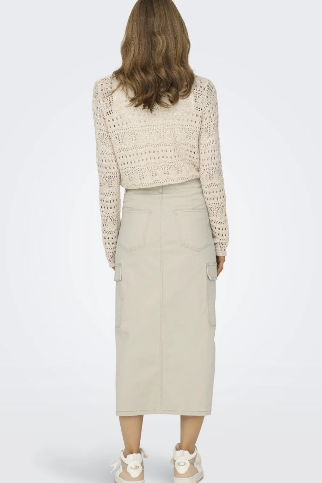 Hot JDY sun Lay L/S Boatneck Pullov. Knt 4451154 Tapioca