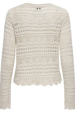 Hot JDY sun Lay L/S Boatneck Pullov. Knt 4451154 Tapioca